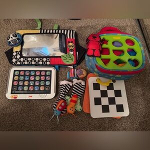 Bundle of Colorful Kids Toy Set with Interactive Features